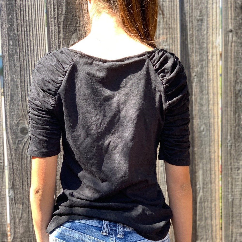 H&M Ruffled Sleeve Shirt - Picture 4 of 6
